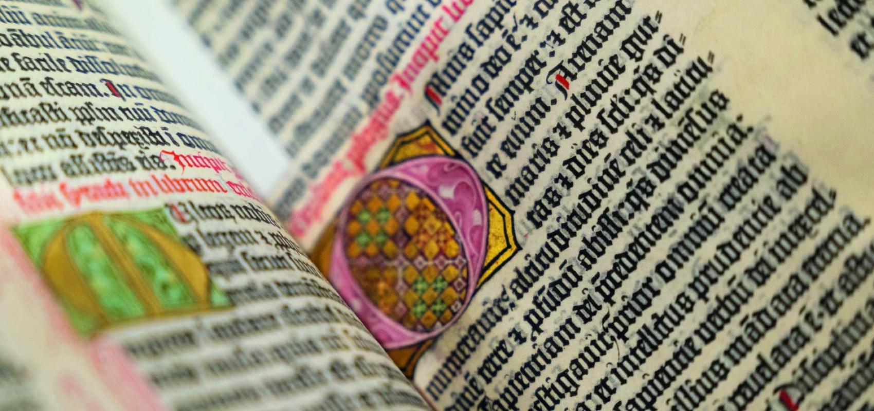 Bible de Gutenberg, Mayence, Johann Gutenberg et Johann Fust, vers 1455 -  - BnF, Réserve des livres rares