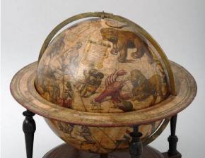 Globe céleste, de Jodocus Hondius 