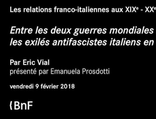 Entre les deux guerres mondiales : les exilés antifascistes italiens en France