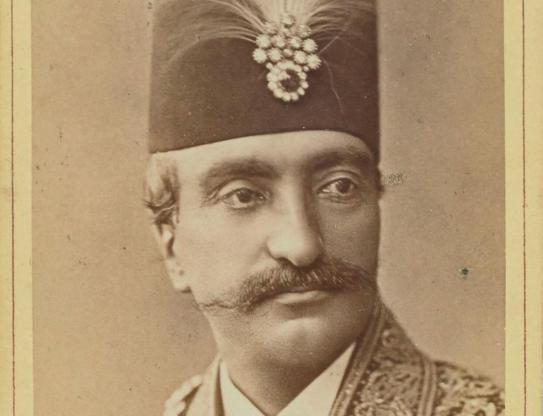  Nâser ed-Din (1831-1896), shah de Perse et Jean-Baptiste Feuvrier (1842-1926)