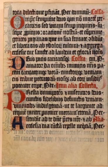 Psalterium cum canticis. Hymni. [Mayence] : Johannes Fust et Peter Schöffer, 1457. In-folio