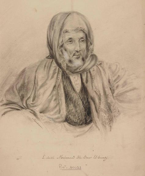 Portrait de Mohammed Ibn-Omar El-Tounsy - date inconnue