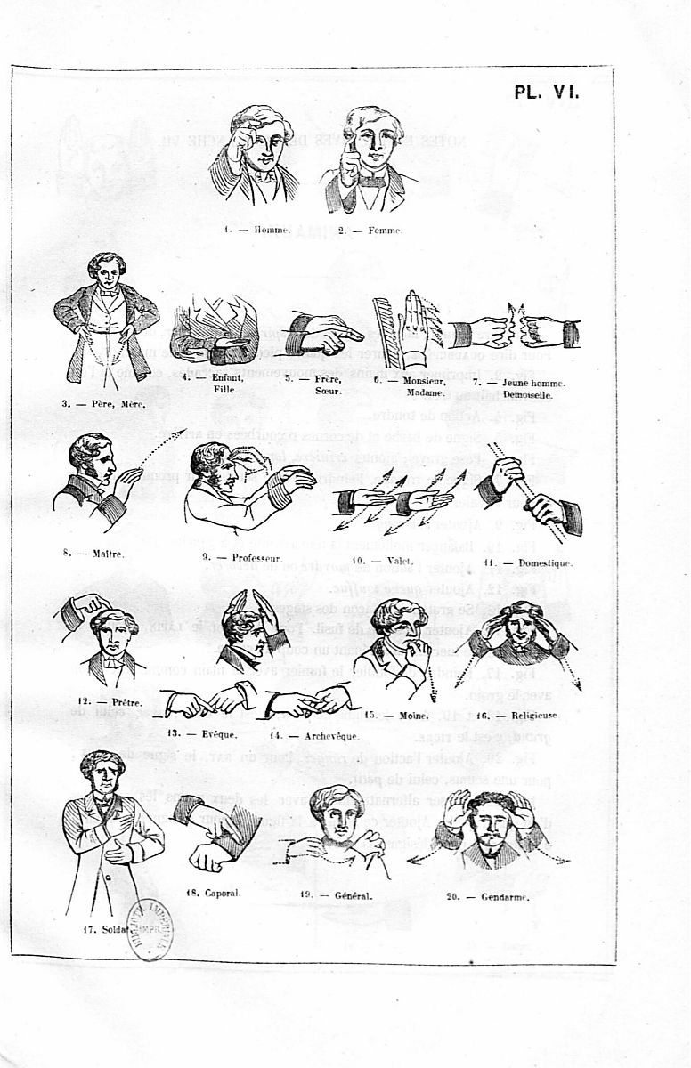 La langue des signes française et le livre BnF Site institutionnel