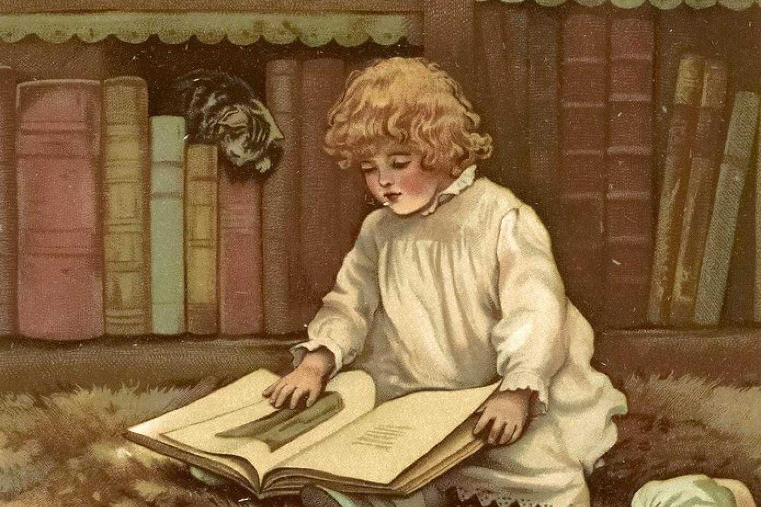 Les heures enfantines par Ernest d'Hervilly,  illustration de H. M. Bennett - 1888 - BnF