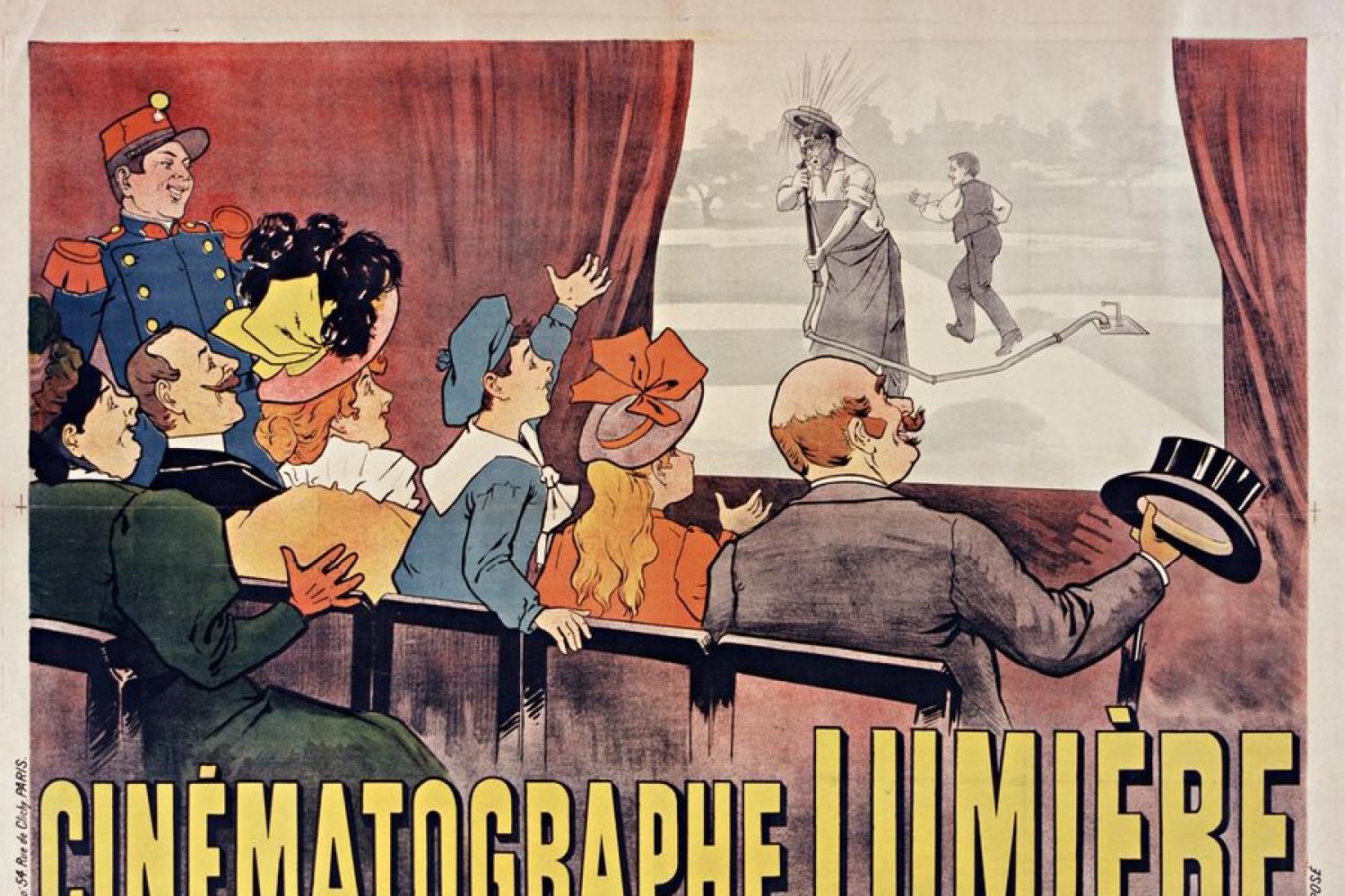 Cinématographe Lumière. M. Auzolle, 1896 - - Cinématographe Lumière. M. Auzolle, 1896
