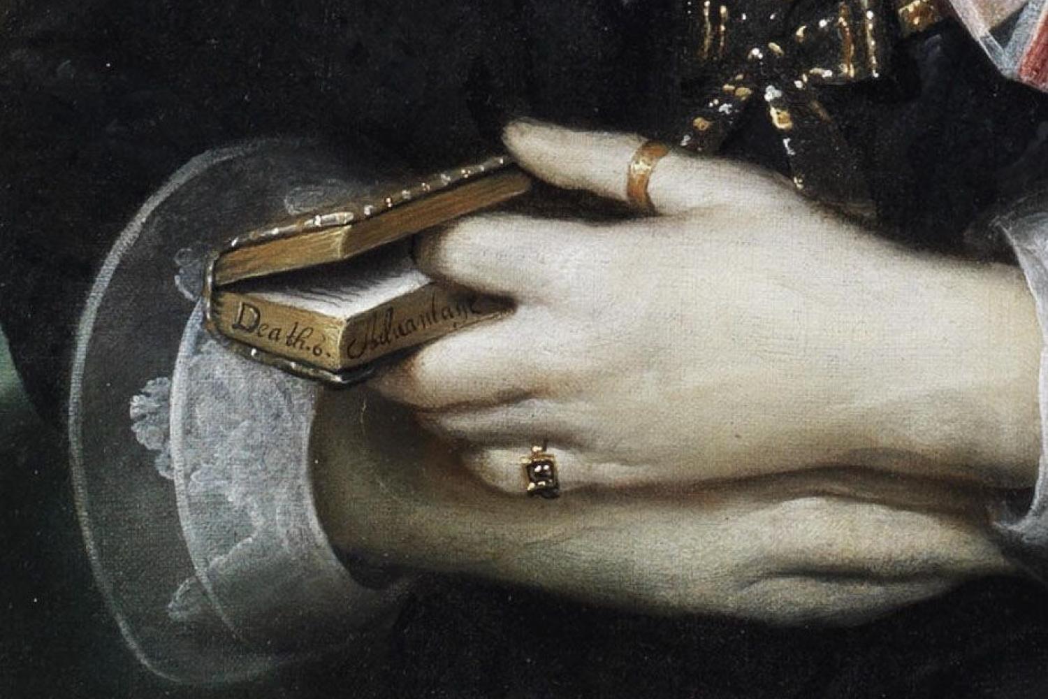 Henriette Marie de France par Cornelis Janssens van Ceulen (Détail) - Vers 1650 - collection privée