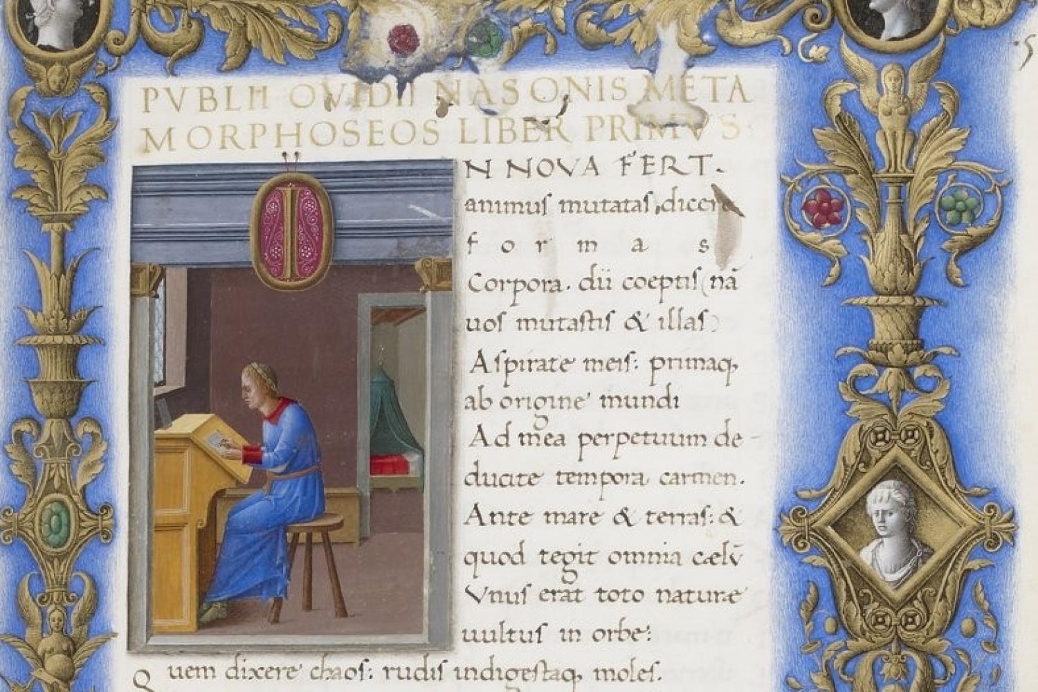 Ovide, "Metamorphoseon libri quindecim", enluminé par le Maître du Pline de Londres - 1401-1501 - BnF, département des Manuscrits, Latin 8016