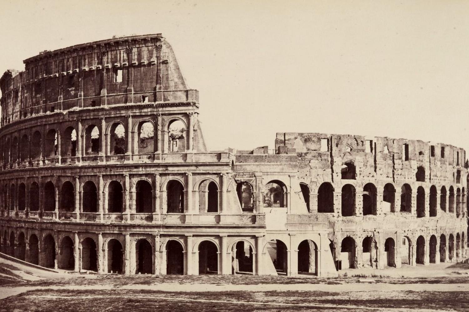 Photographie du Colisée - Vers 1865-1870 - BnF, département des Estampes et de la photographie, VF-298-PET FOL