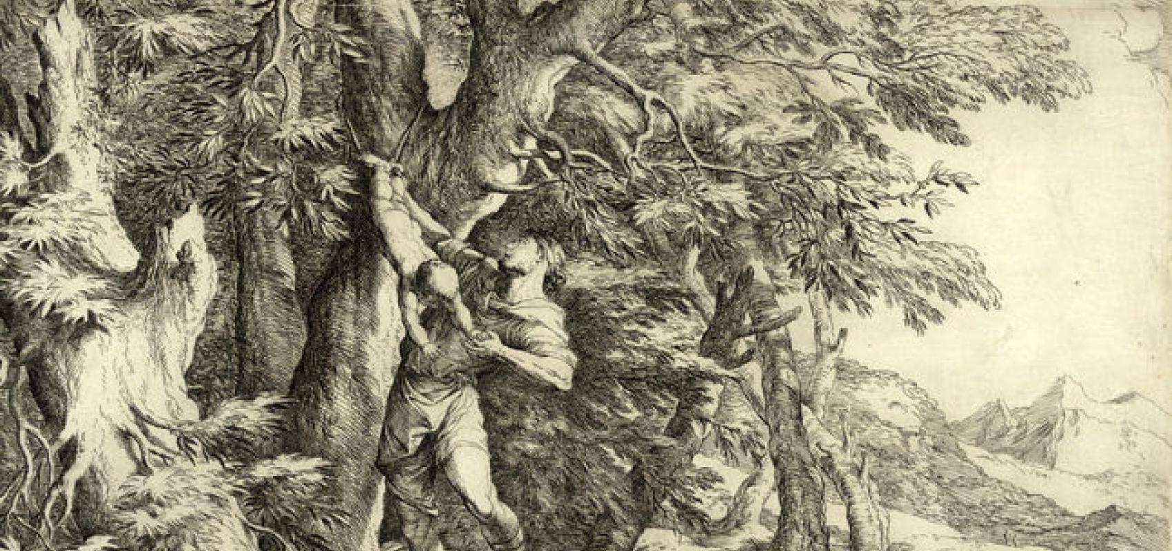 Le sauvetage du nourrisson Œdipe - - BnF