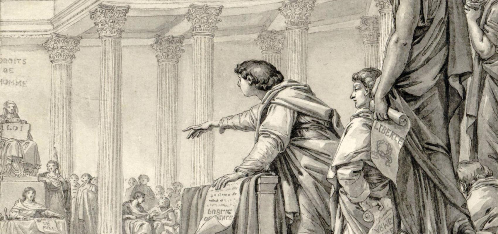 Vote des lois et de l'impôt par la Chambre des députés par Charles Monnet (1732-180?) - - BnF