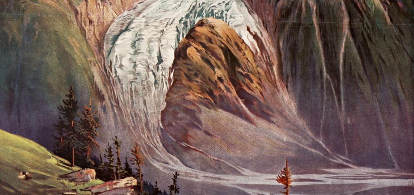 Mer de Glace (Mont Blanc, Savoie), F. Hugo d'Alési (1849-1906) -  - BnF