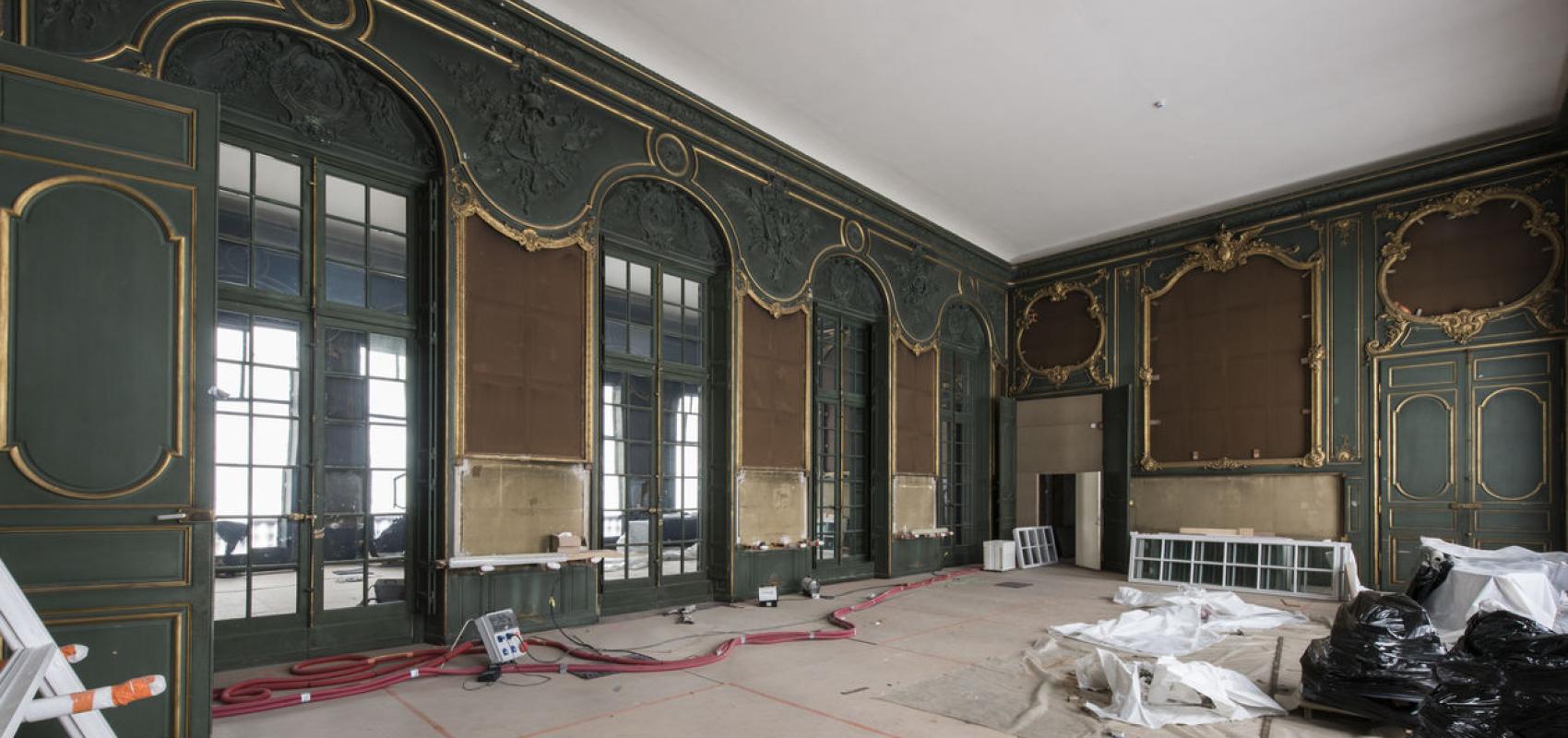 Salon Louis XV en réfection (2018) - - © Jean-Christophe Ballot