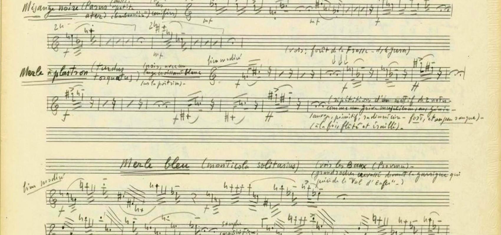 Partition de Messiaen - - BnF
