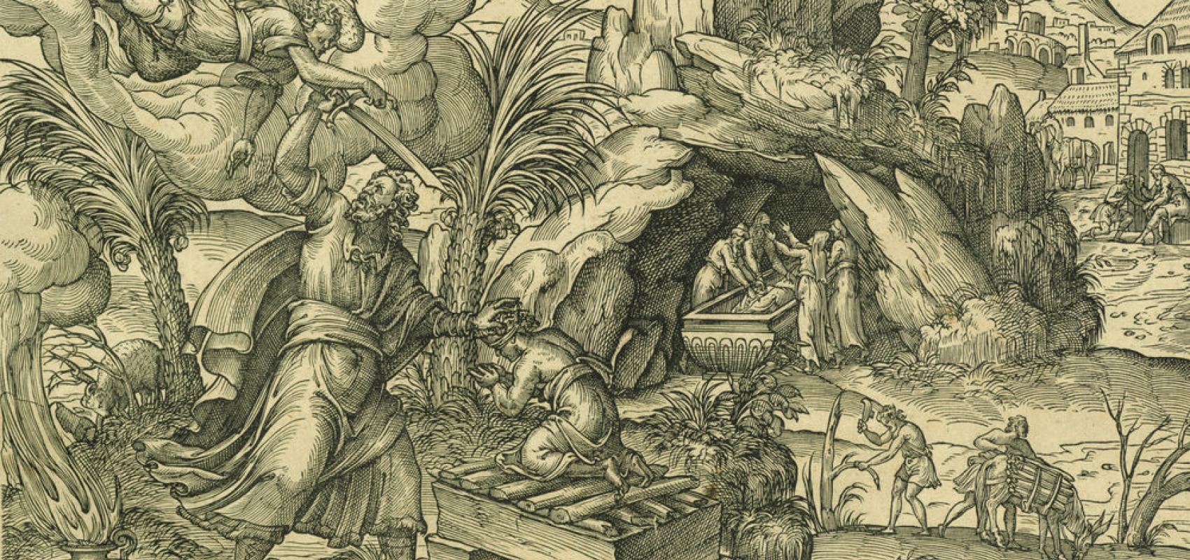 Sacrifice d'Abraham et mort de Sara - - BnF