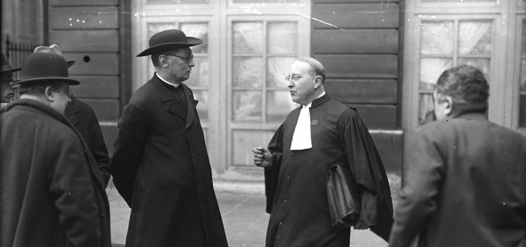 Procès de l'abbé Bethléem, 16 mars 1927 - - Agence Rol