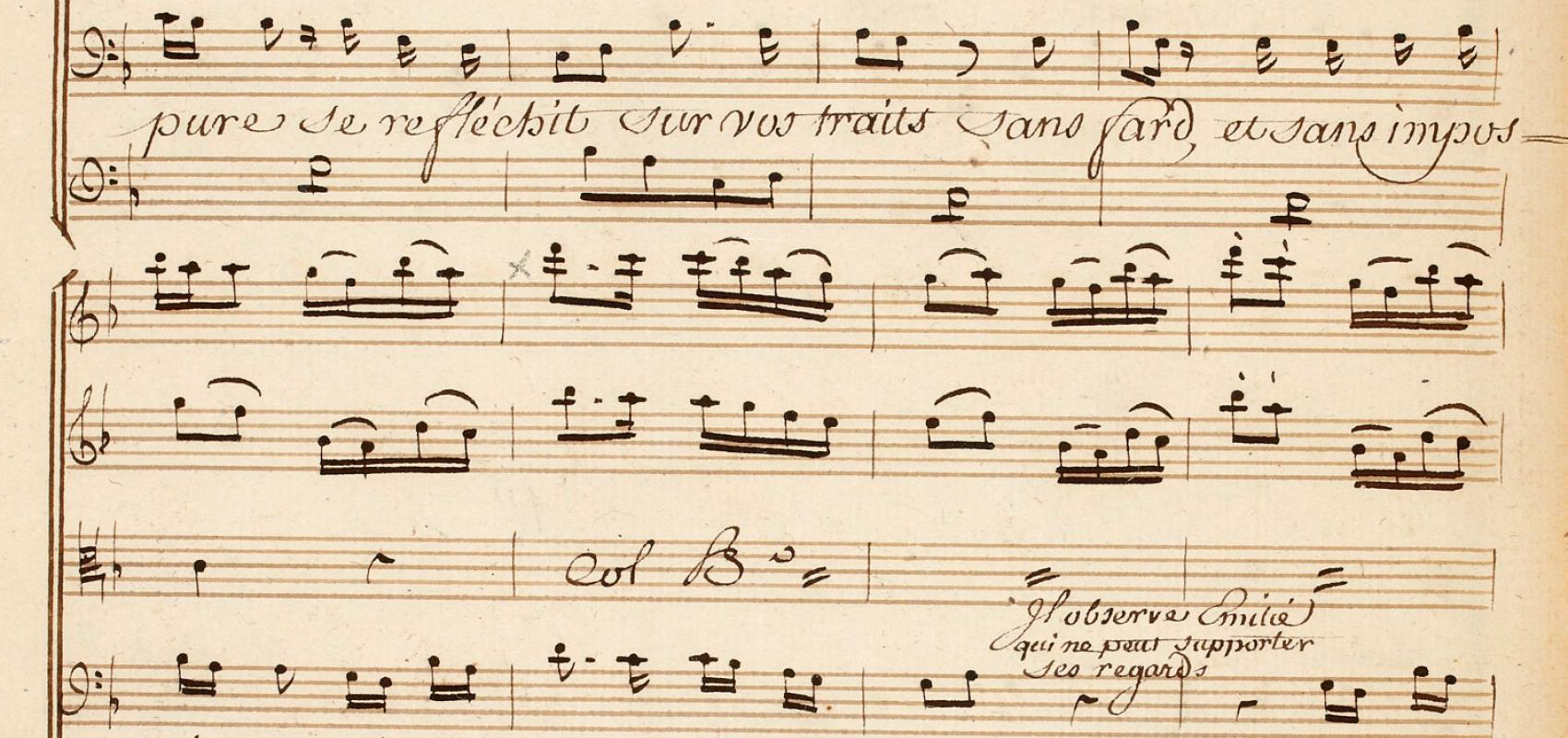 Partition La Belle Esclave - - BnF