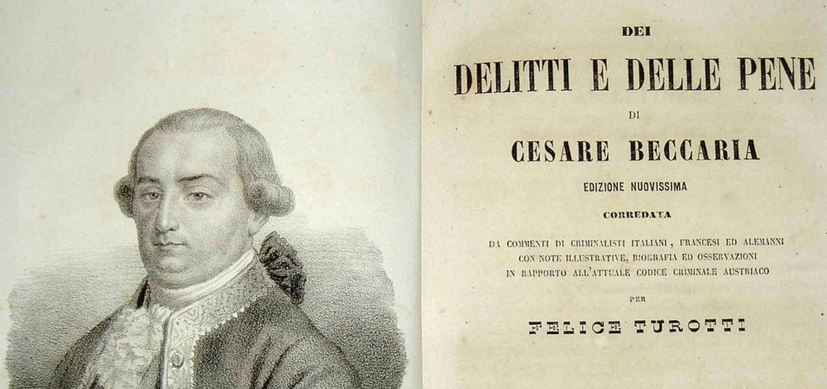 Cesare Beccaria, Dei delitti e delle pene  -  - D.R.