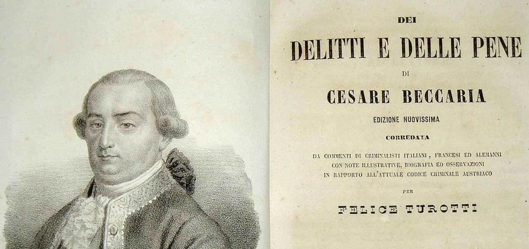 Cesare Beccaria, Dei delitti e delle pene - - D.R.