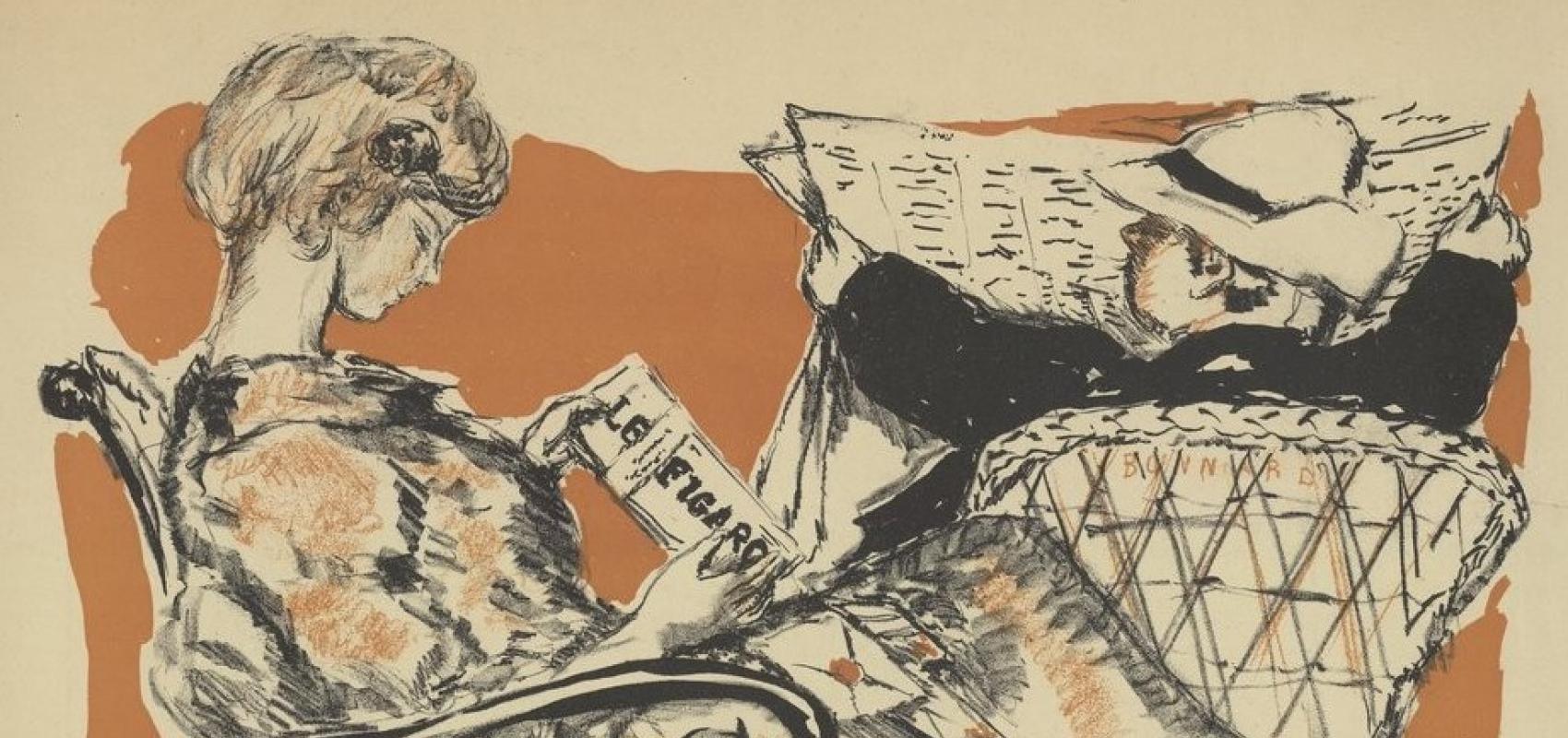 Affiche pour Le Figaro, Pierre Bonnard - 1903 - BnF