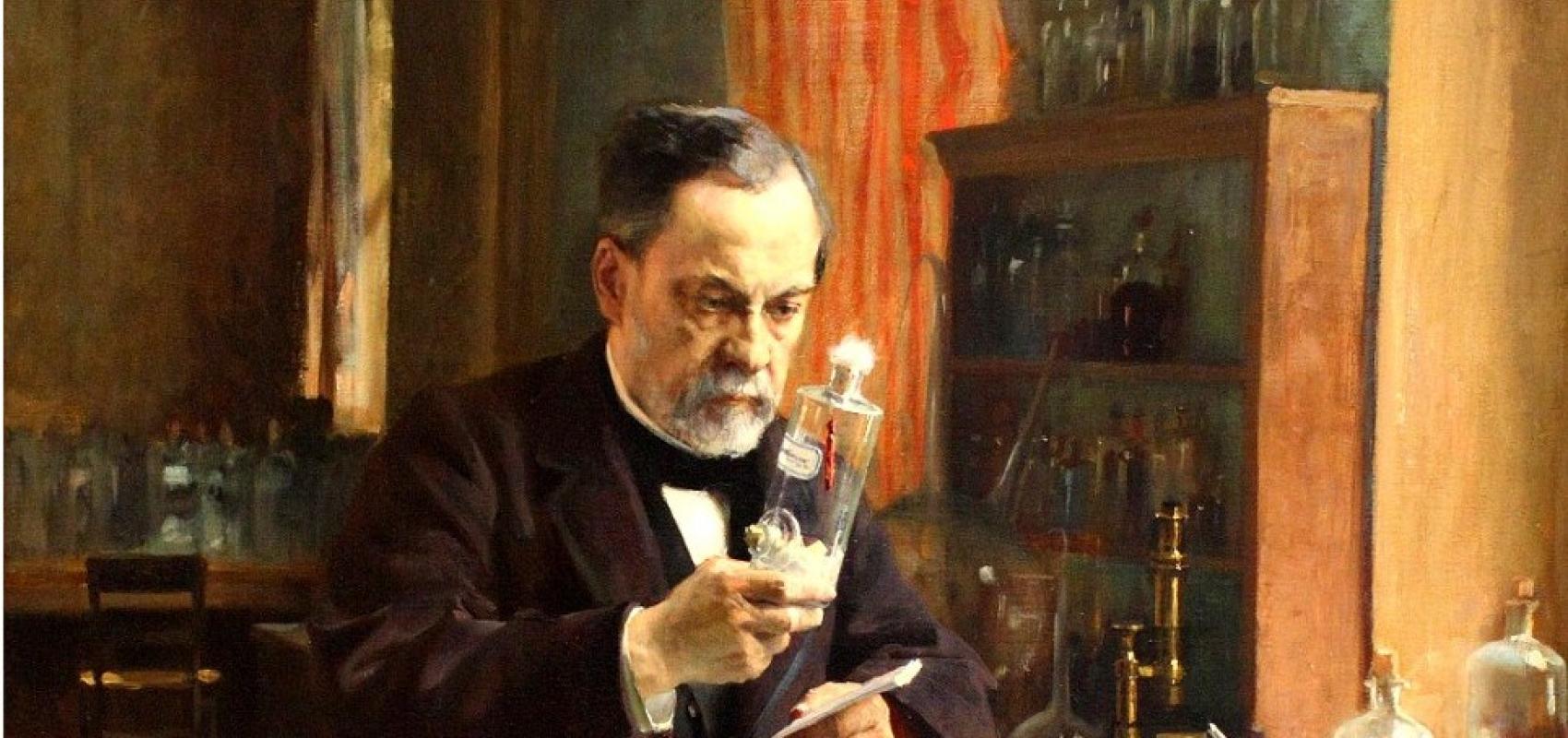 Louis Pasteur dans son laboratoire -  - Edelfelt