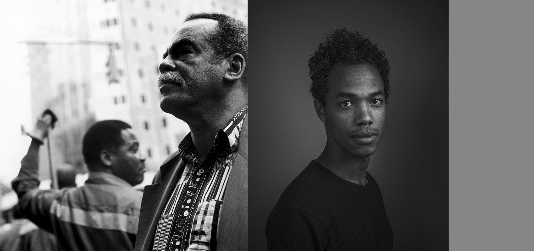 Édouard Glissant et Gaël Kamilindi - - © Jean-Christian Bourcart et Stéphane Lavoué - Comédie-Française