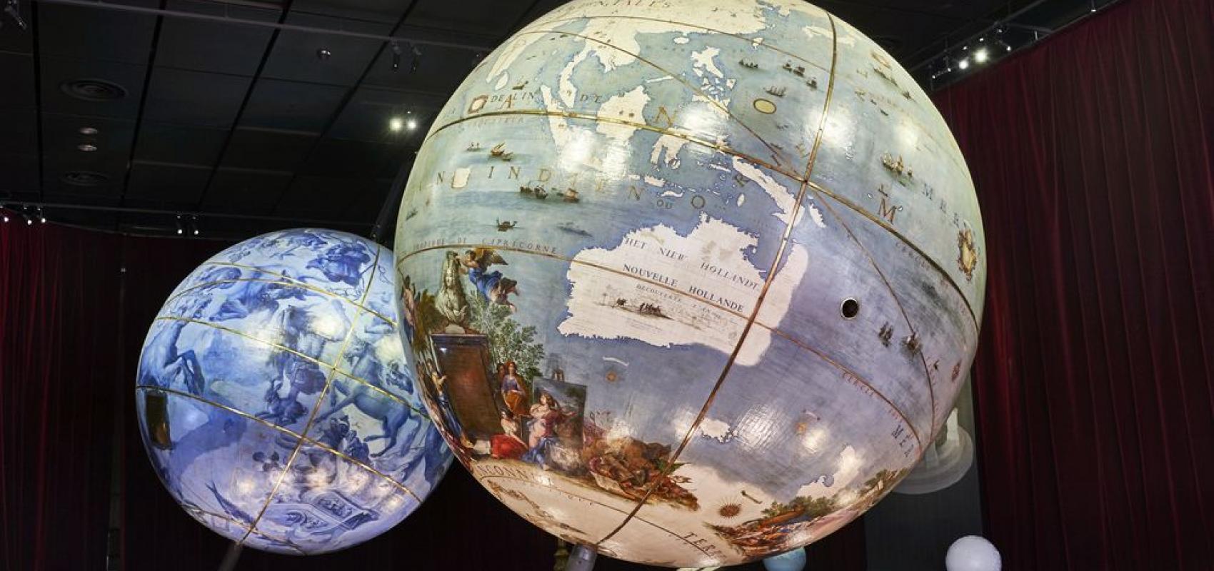 Globes de Coronelli dits de Louis XIV - - © Guillaume Murat / BnF