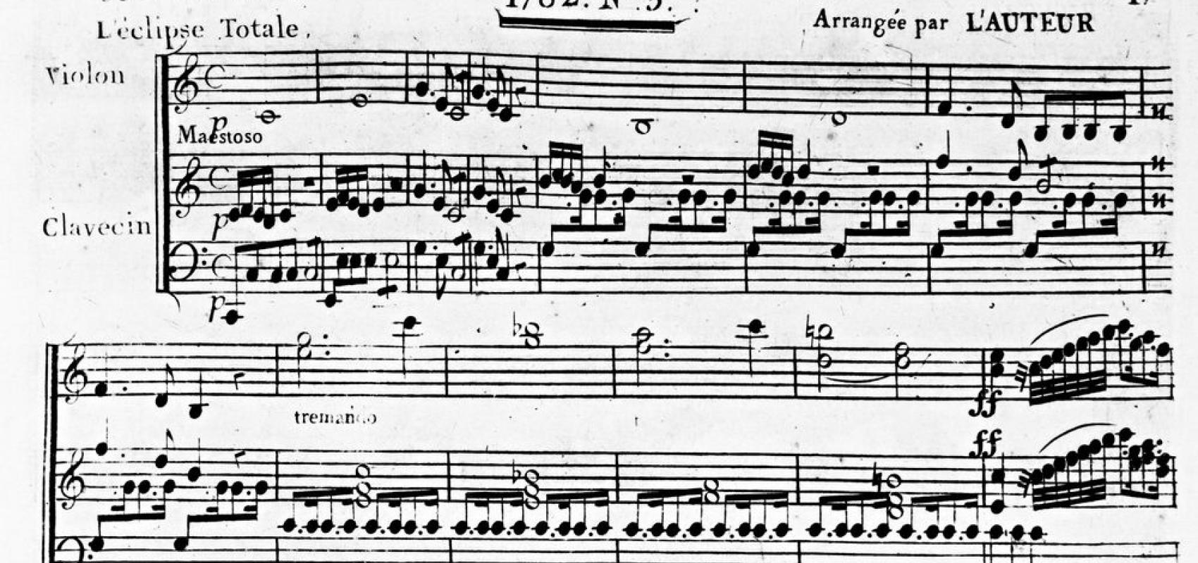 Ouverture "de l'Eclipse totale" arrangée pour le clavecin ou forte piano Dalayrac, Nicolas (1753-1809) - - BnF, département Musique | VM7-5872