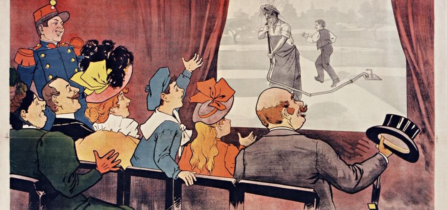Cinématographe Lumière. M. Auzolle, 1896 - - Cinématographe Lumière. M. Auzolle, 1896