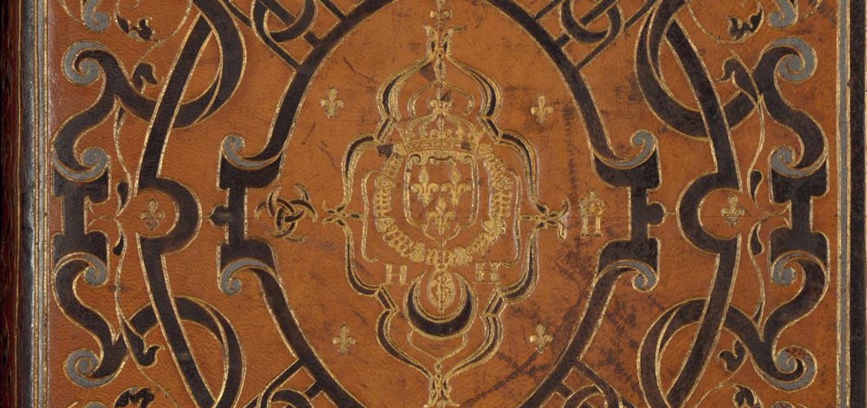 Reliure de Novum Jesu Christi D. N. Testamentum, 1550 - - BnF, Réserve des livres rares