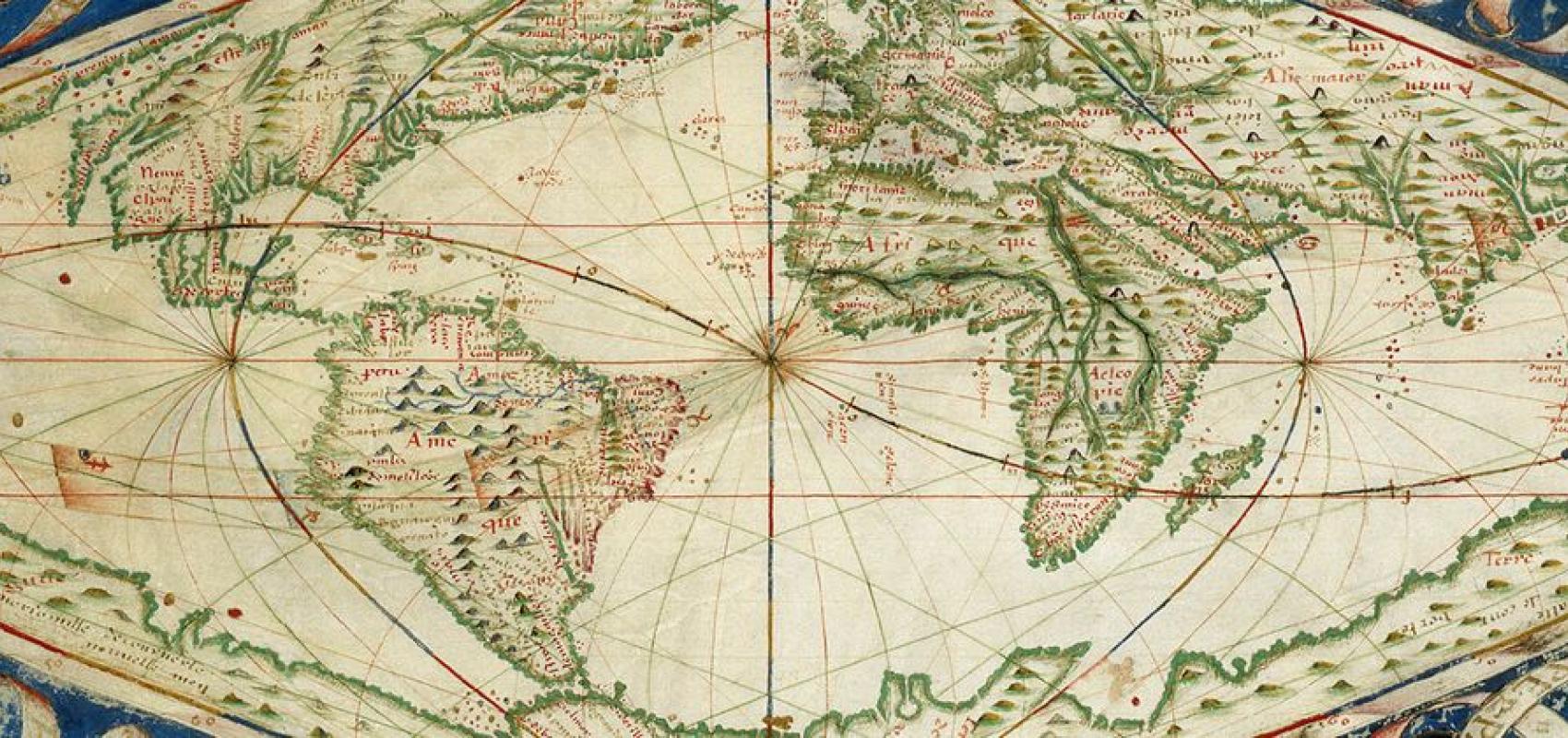 Carte cosmographique et universelle - - Jean Cossin