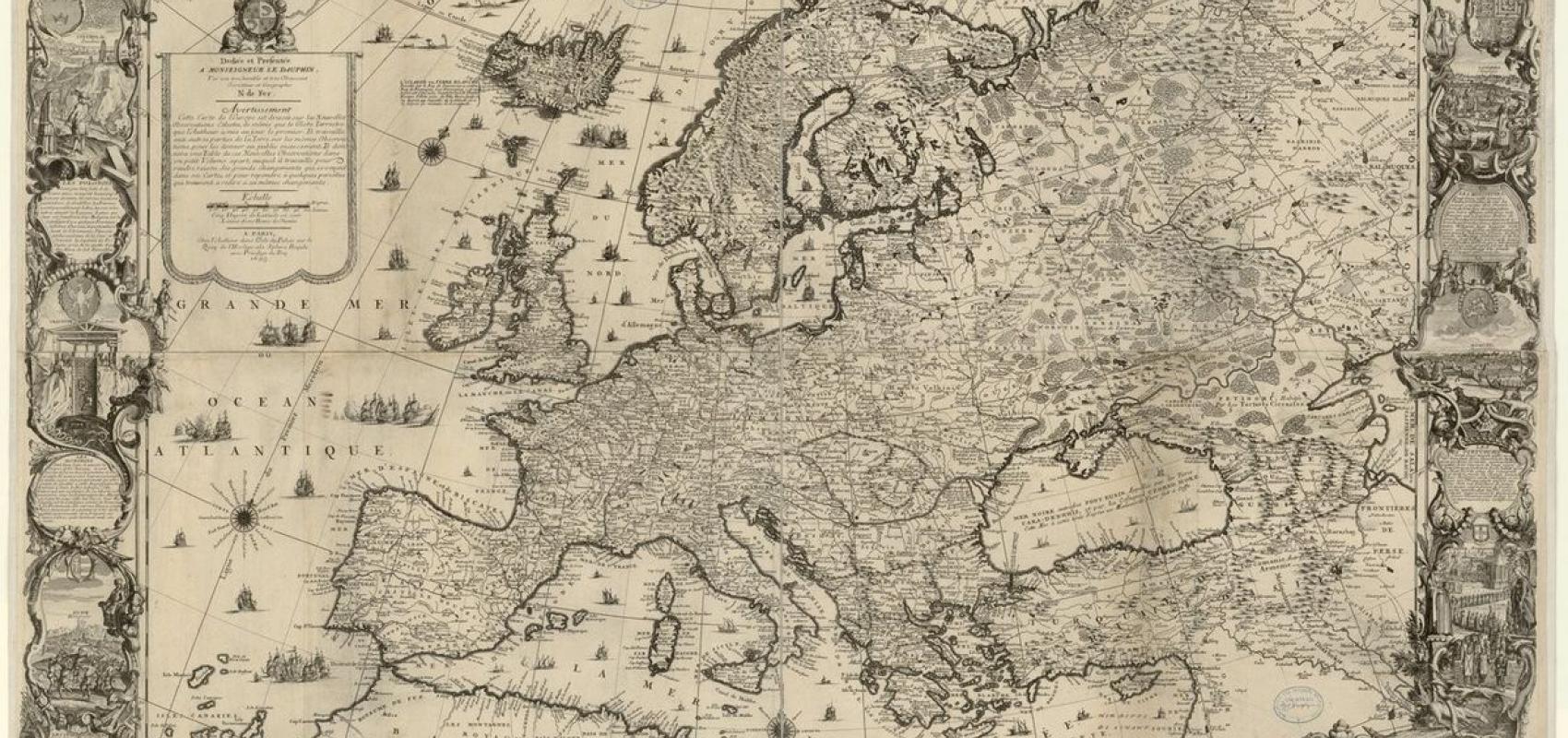L’Europe - 1695  -  - Nicolas De Fer