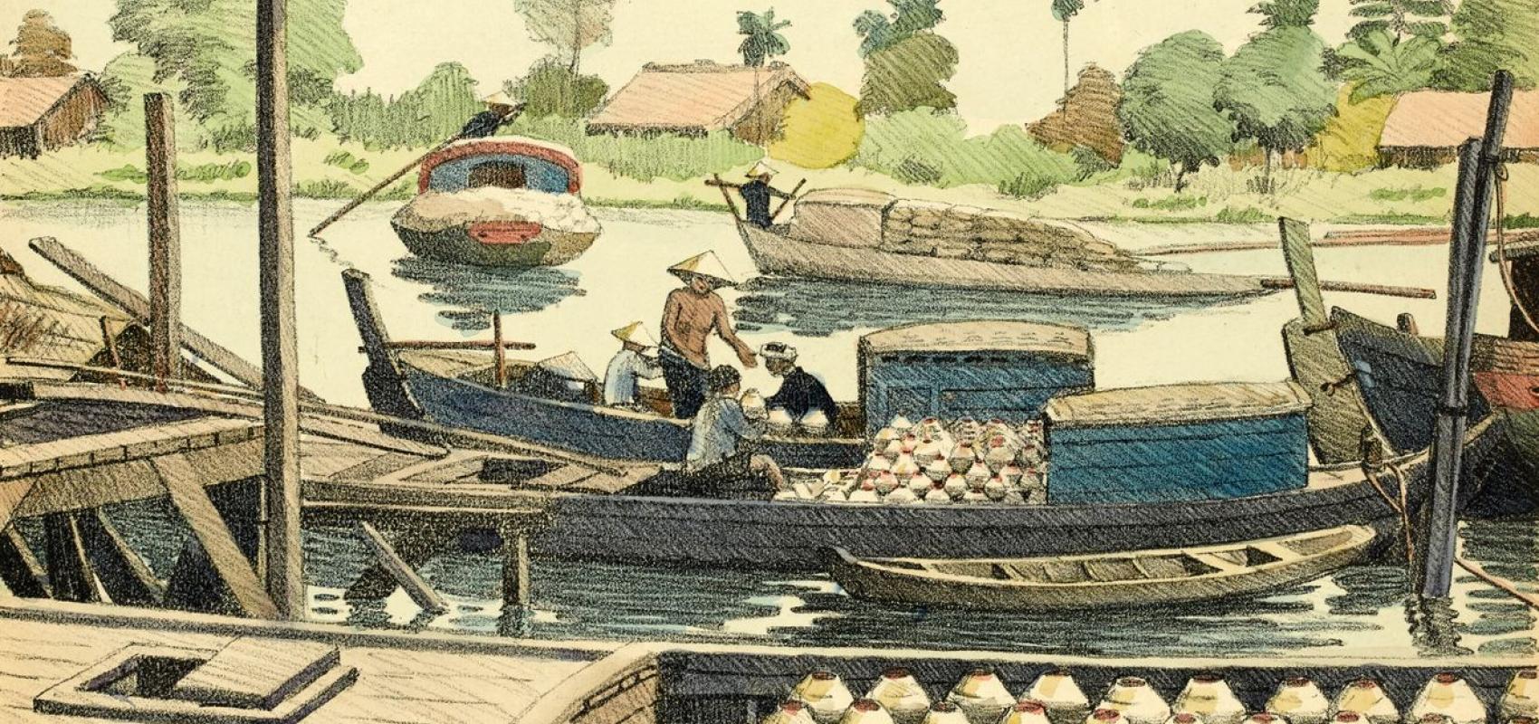 Monographie dessinée de l’Indochine Cochinchine. Publication de l’école d’art de Giadinh. - 1935 - Bibliothèque nationale du Vietnam