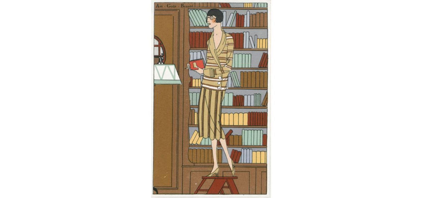 Extrait d'Art, goût, beauté : feuillets de l'élégance féminine - Avril 1925 - BnF, département Droit, économie, politique