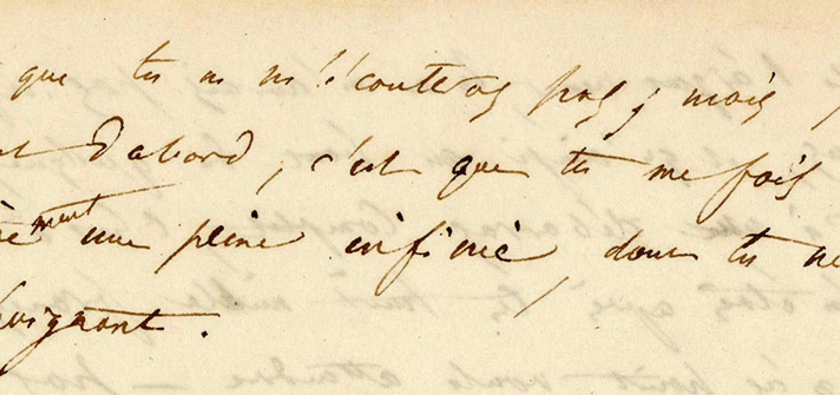 Baudelaire, lettres à sa mère -  - BnF