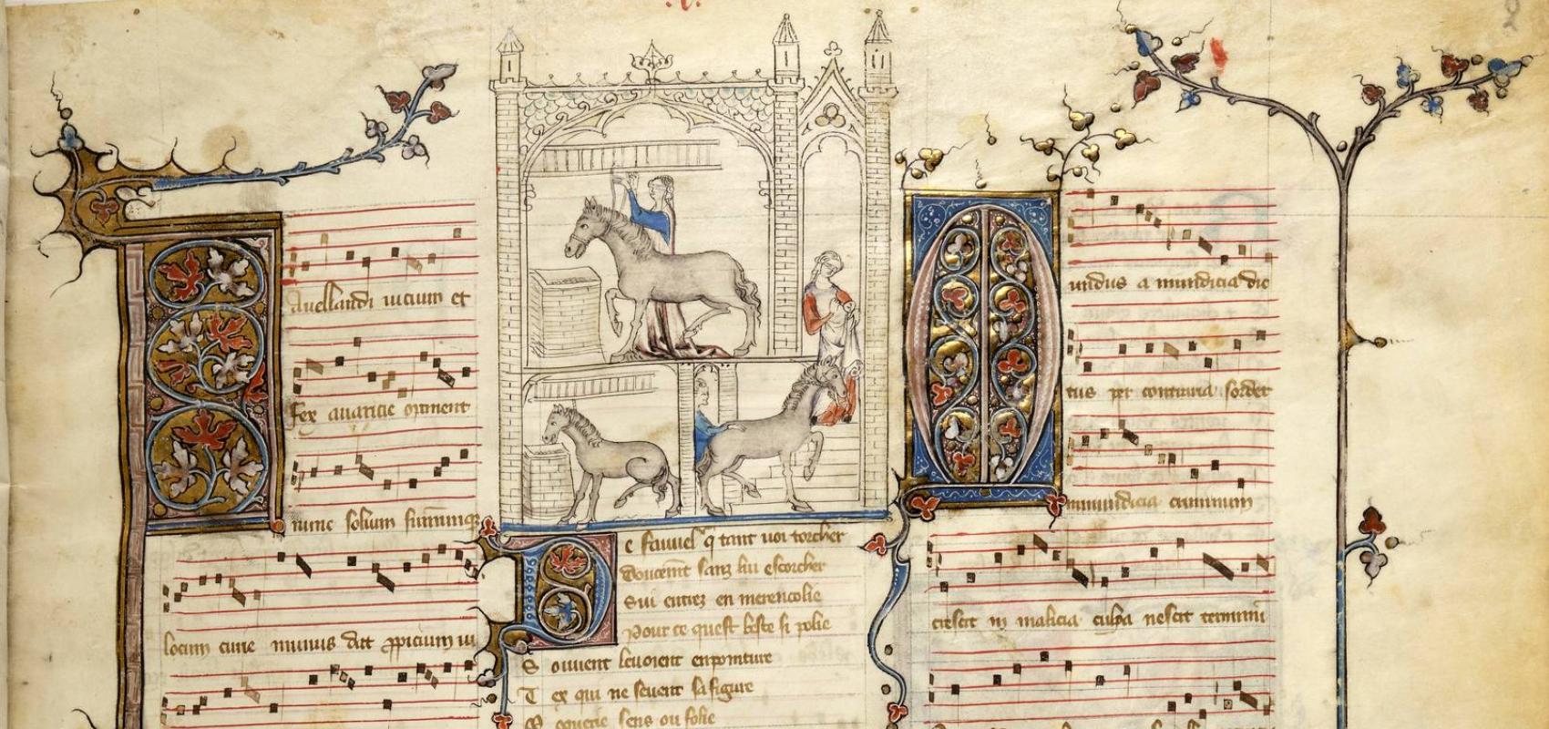 Gervais du Bus et Raoul Chaillou de Pesstain, Roman de Fauvel - - BnF, département des Manuscrits