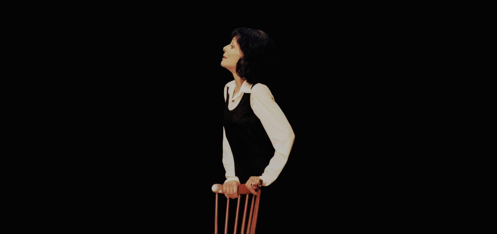 Catherine Sellers dans l’« Amante anglaise » de Marguerite Duras. Mise de scène de Pierre Tabard, 1997 - - © Franck Vallet