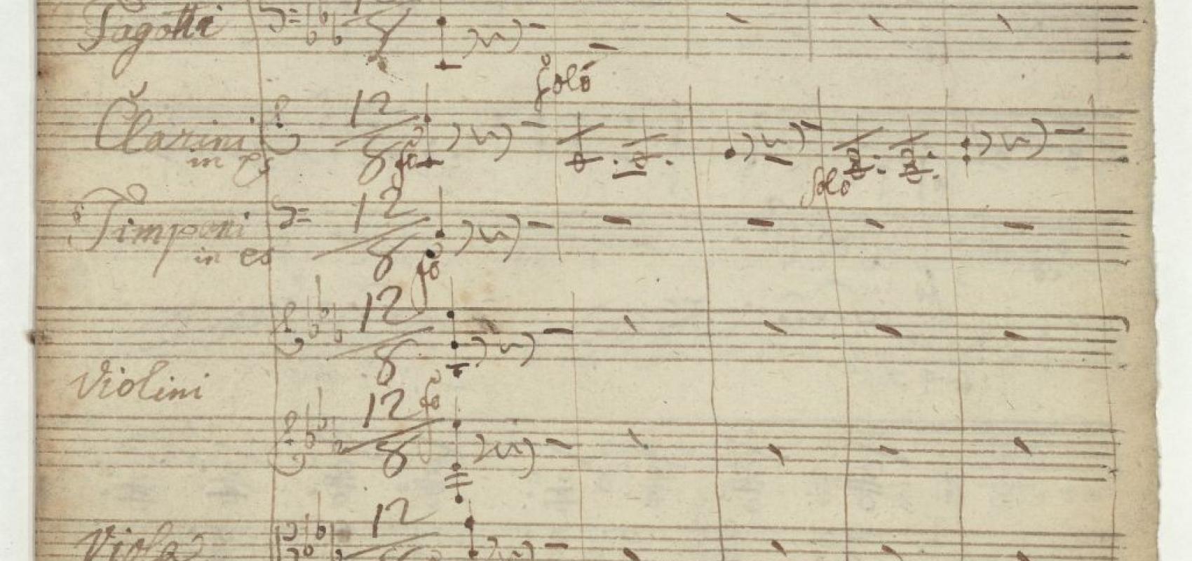 « Ouverture » par Anton Reicha, manuscrit autographe, 1785-1794. BnF,  département Musique, MS-9151 -  - BnF