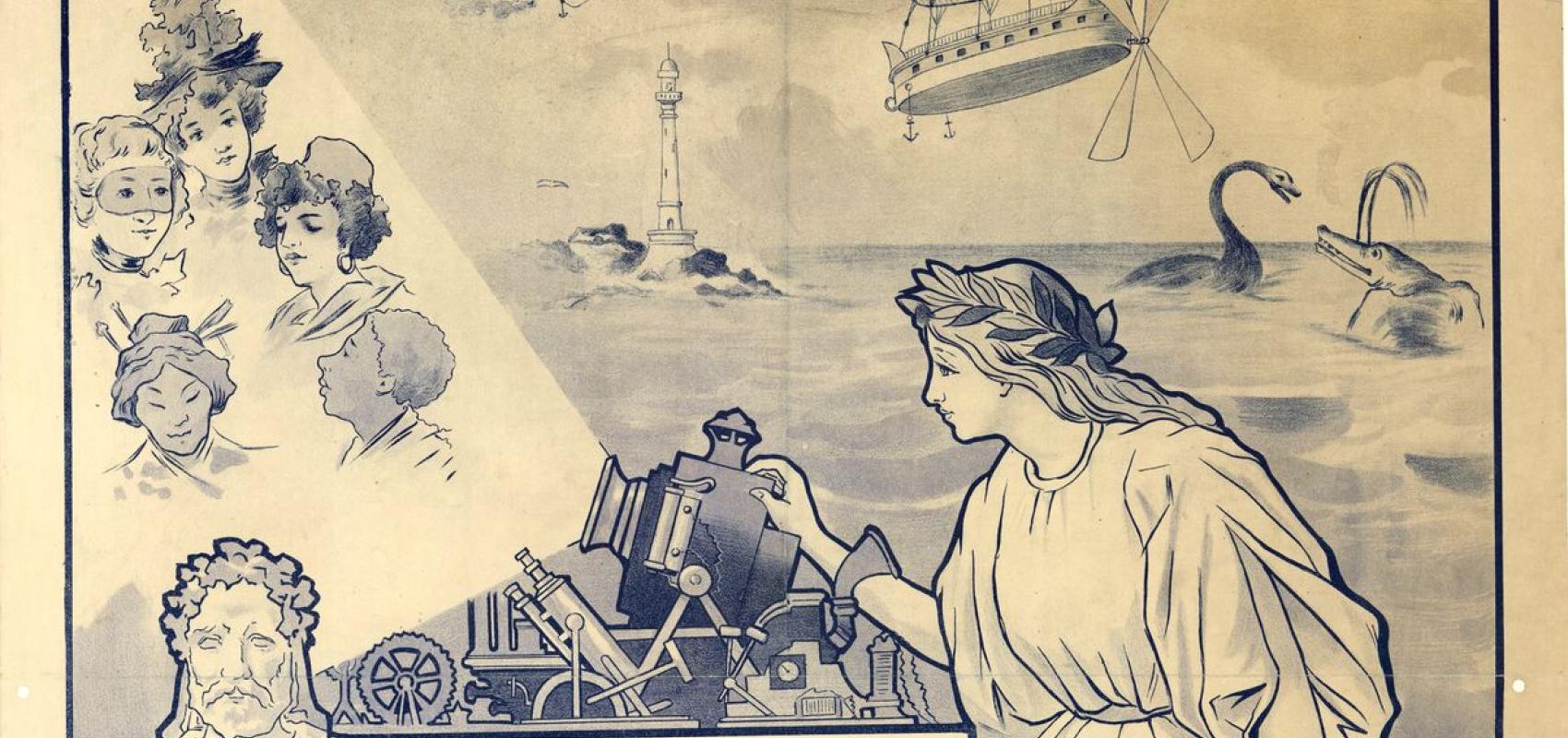 Scène de lanterne magique - 1897 - BnF, département des Estampes et de la photographie