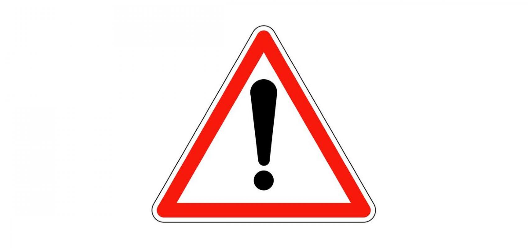 Panneau danger - - D.R.