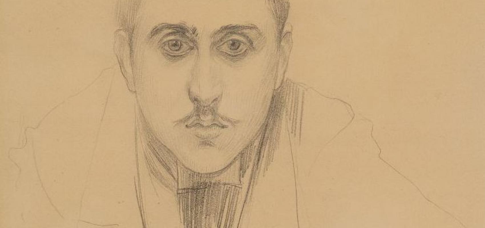 Marcel Proust (15 octobre 1891, Trouville) par Jacques-Émile Blanche (1861-1942) -  - BnF