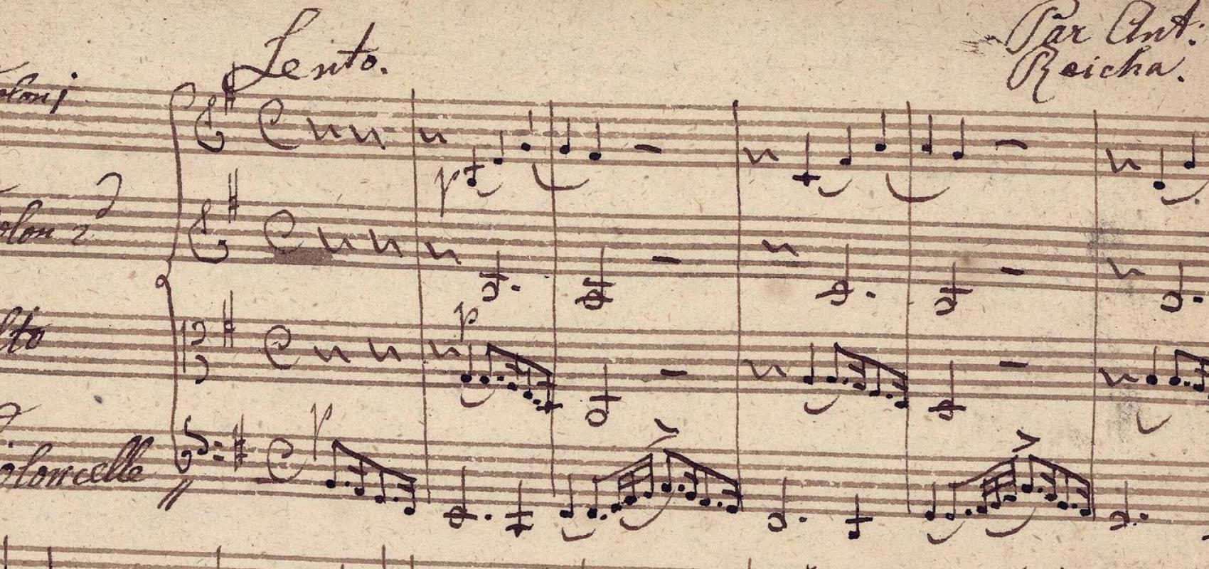 Fugue, par Anton Reicha - - BnF, département de la Musique