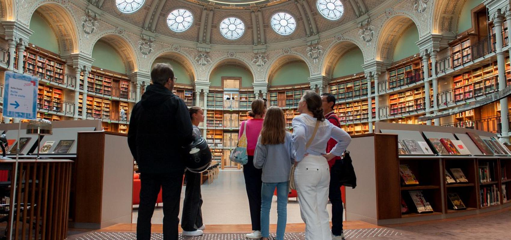 Salle Ovale - - © Nicolas Gallon / Agence Contextes / BnF