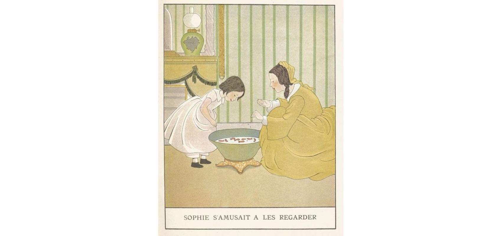« Les malheurs de Sophie » de la comtesse de Ségur, illustration de Marie-Madeleine Franc-Nohain - 1933 - BnF