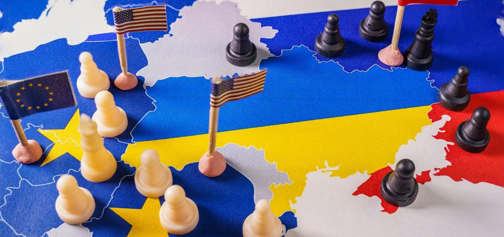Ukraine entre l'Union europénne et la Russie - - © Shutterstock