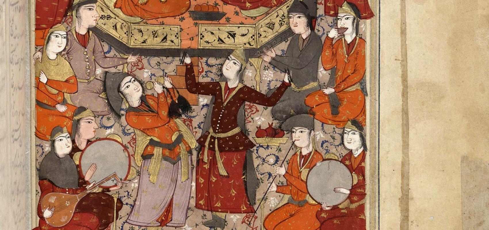 H̱amsah.šayẖ Niẓāmī Ganǧah - خمسه. شیخ نظامی گنجه / Supplément Persan 1111 - - BnF, département des Manuscrits