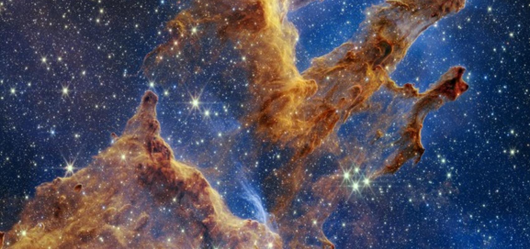 Les « piliers de la création », vue prise par le téléscope James-Webb -  - NASA and STScI (Space Telescope Science Institute)