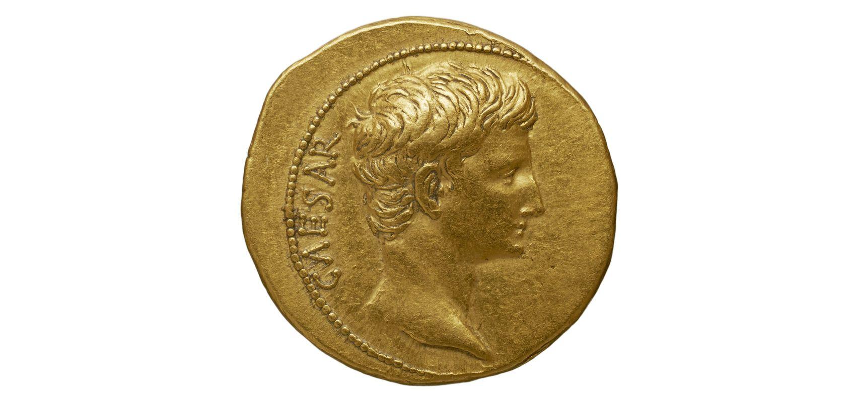 Aureus représentant Auguste - - 27 - BnF, département des Monnaies, médailles et antiques