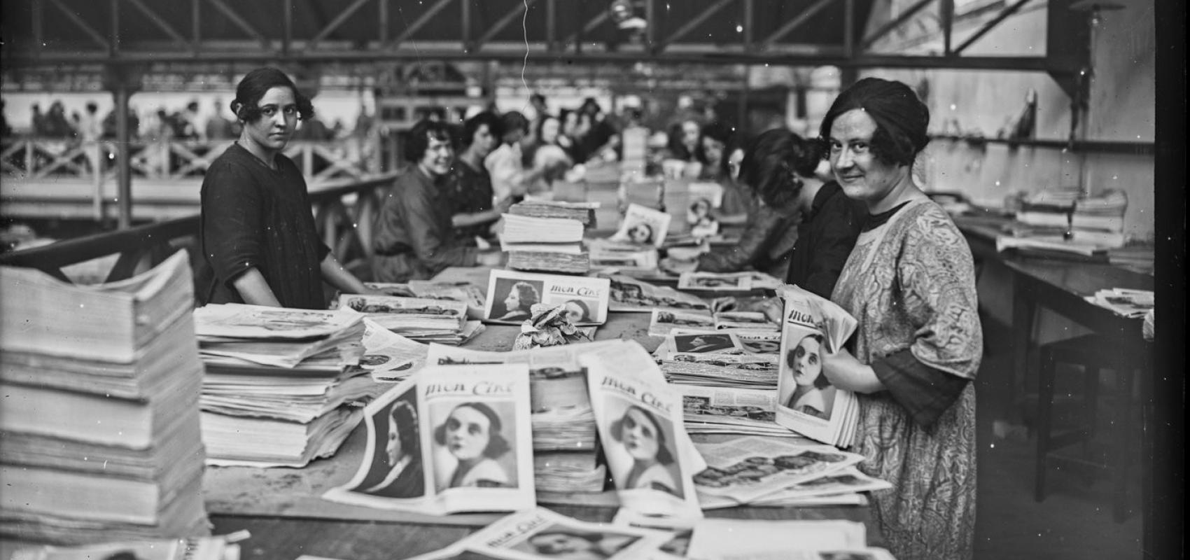 Imprimerie Crété à Corbeil, photographie de presse, Agence Rol - 1924 - BnF, département des Estampes et de la photographie