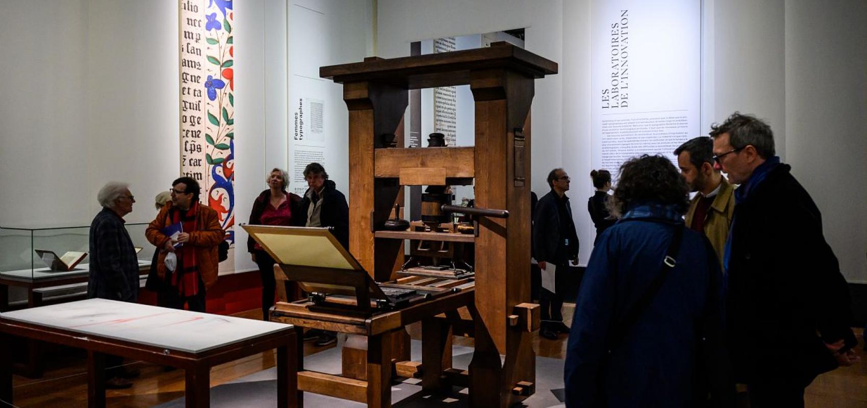 Exposition Imprimer ! – La presse Gutenberg - - © Photographie Fabrice Gaboriau / Le Terrier / BnF © Gutenberg Museum