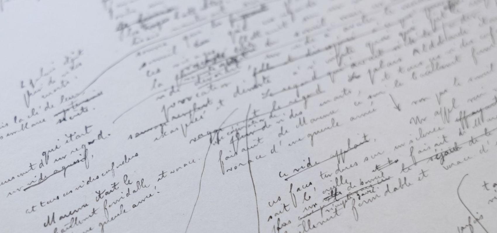 Julien Gracq, « Le Rivage des Syrtes », manuscrit autographe - - BnF, département des Manuscrits. Photo Elie Ludwig